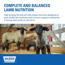 Sav-A-Lamb Milk Replacer | 23% Protein & 30% Fat Nutrition for Lambs | 8 lb Pouch