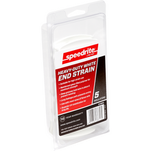 Speedrite Heavy-Duty White End Strain - Electric Fence Insulator 5/Pk