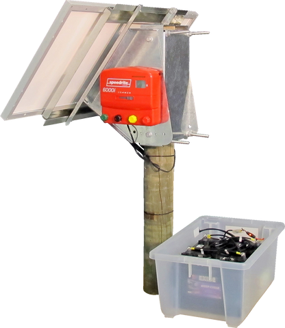 Speedrite 6000i Electric Fence Energizer - 60 Mile, Dual Power, Remote Included