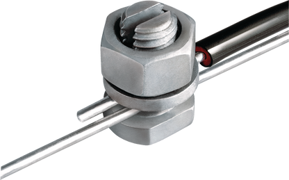 Speedrite Galvanized Electric Fence Joint Clamp - Split Bolt Style, 25/pk