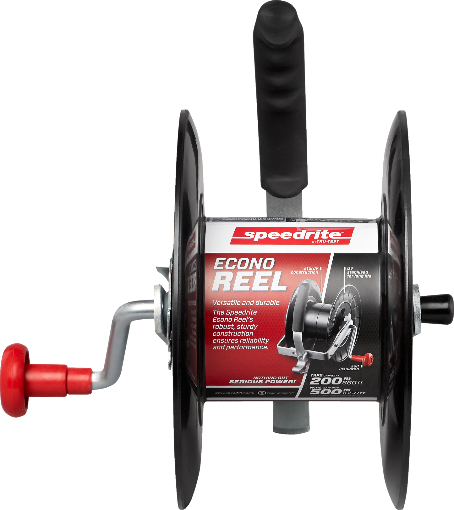 Speedrite Econo Electric Fence Reel - Holds Polywire & Polytape