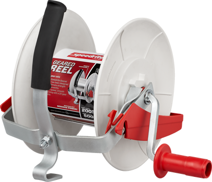 Speedrite 3:1 Geared Electric Fence Reel - Holds Polywire & Polytape
