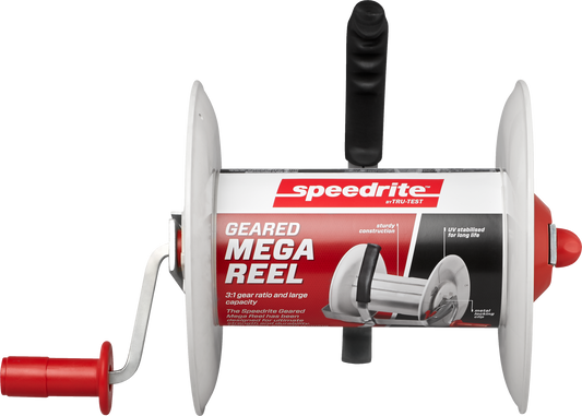 Speedrite 3:1 Mega Geared Fence Reel - Holds Polywire & Polytape