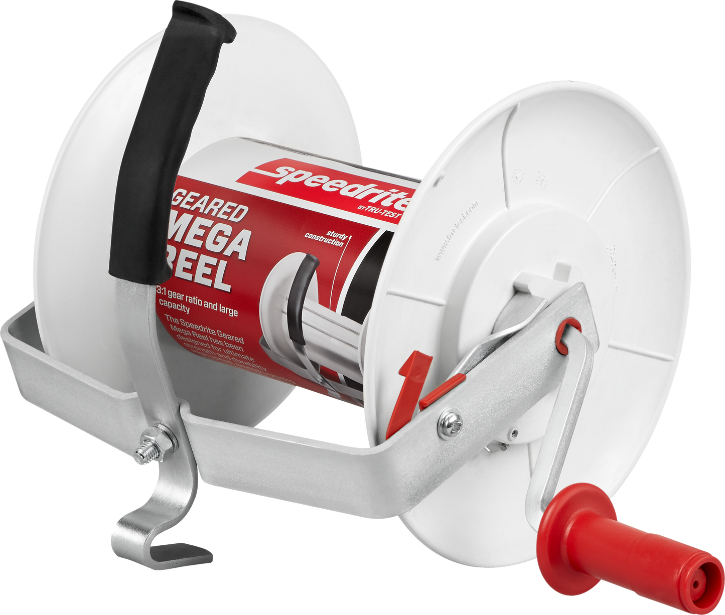 Speedrite 3:1 Mega Geared Fence Reel - Holds Polywire & Polytape