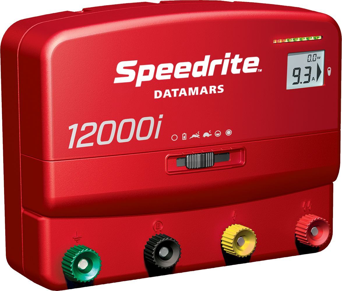 Speedrite 12000i Electric Fence Energizer | 12 Joules, 90 Mile | Dual Power