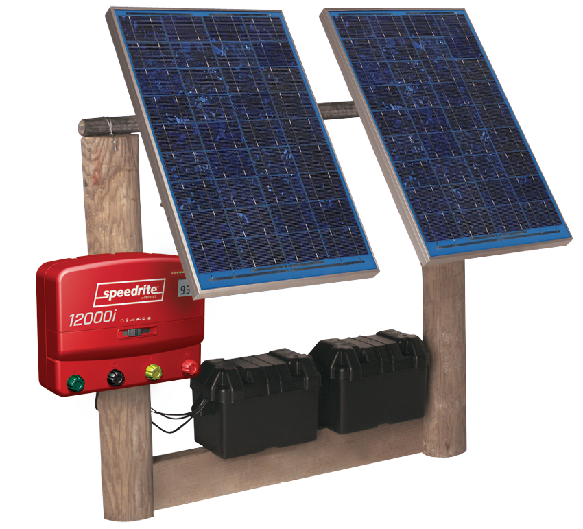 Speedrite 12000i Electric Fence Energizer | 12 Joules, 90 Mile | Dual Power