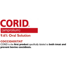 CORID 9.6% Oral Solution (Amprolium) | Bovine Coccidiosis Control