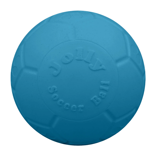 Jolly Pets Soccer Ball Dog Toy | 6" Durable, Floating Ball | JollyFlex Material | Made in USA
