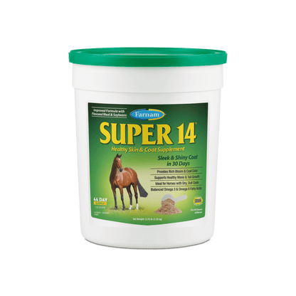 Farnam Super 14 Healthy Skin & Coat Supplement for Horses, Powder