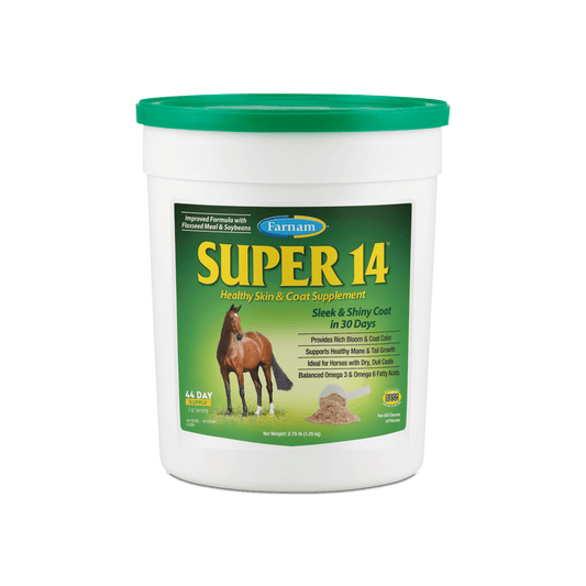 Farnam Super 14 Healthy Skin & Coat Supplement for Horses, Powder