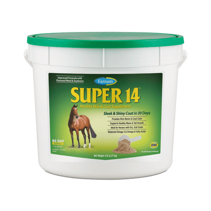 Farnam Super 14 Healthy Skin & Coat Supplement for Horses, Powder