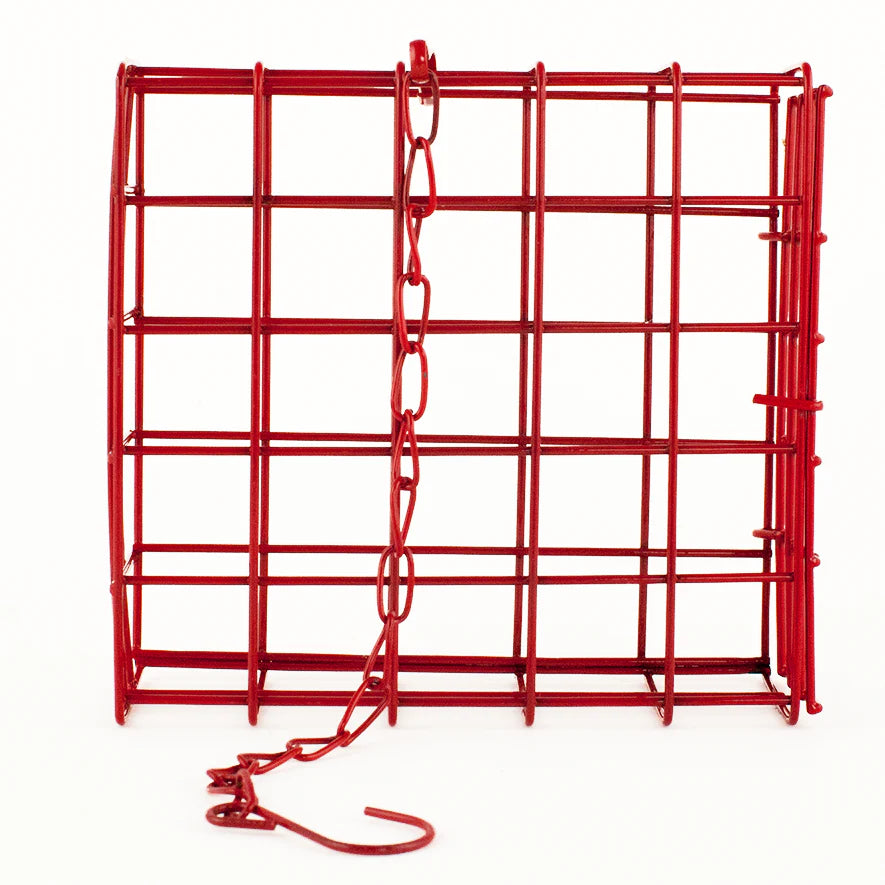 Happy Hen Treat Square Basket | Hanging Chicken Treat Holder