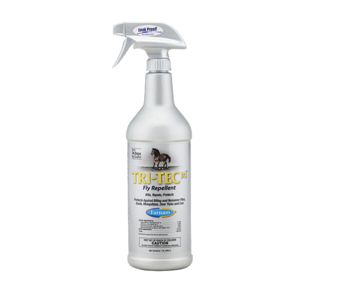 Farnam Tri-Tec 14 Horse Fly Spray Water-Based Plus Ticks & Mosquitoes