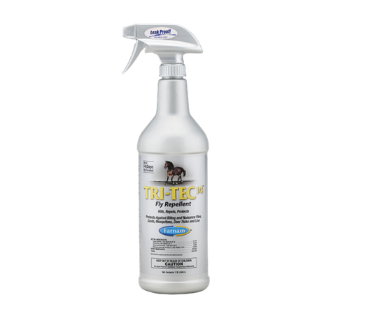 Farnam Tri-Tec 14 Horse Fly Spray Water-Based Plus Ticks & Mosquitoes
