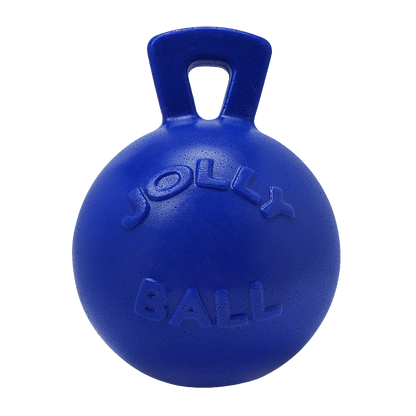Jolly Pets Tug-N-Toss Ball Horse & Dog Toy | Durable, Floating, Scented | Easy Grip Handle