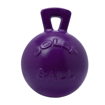 Jolly Pets Tug-N-Toss Ball Horse & Dog Toy | Durable, Floating, Scented | Easy Grip Handle