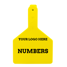 Z Tags One-Piece No-Snag Cow ID Ear Tag | Custom Print