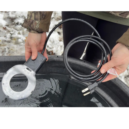 Ice Chaser C-500 Cast Aluminum Utility De-Icer 500W | Safe for Plastic Containers