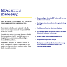 Tru-Test SRS2i Stick Reader | Bluetooth EID Tag Reader with LCD Screen