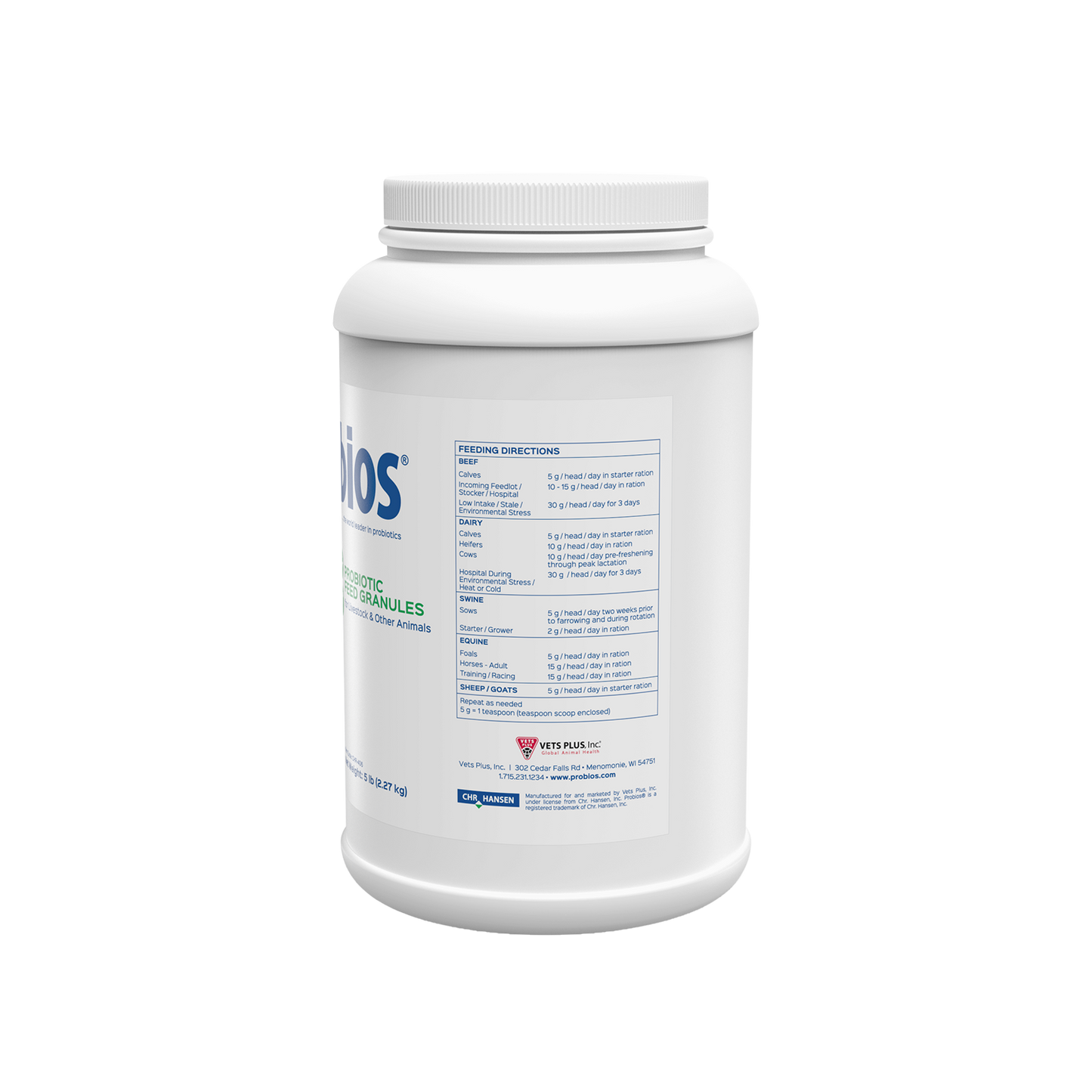 Probios Feed Granules 5 lb – Probiotic Digestive Support