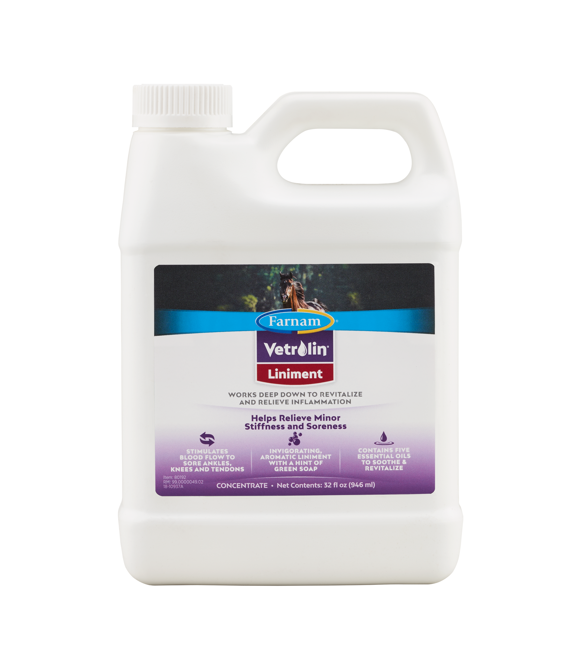 Farnam Vetrolin Liniment for Horses | Soothe Sore Legs & Joints