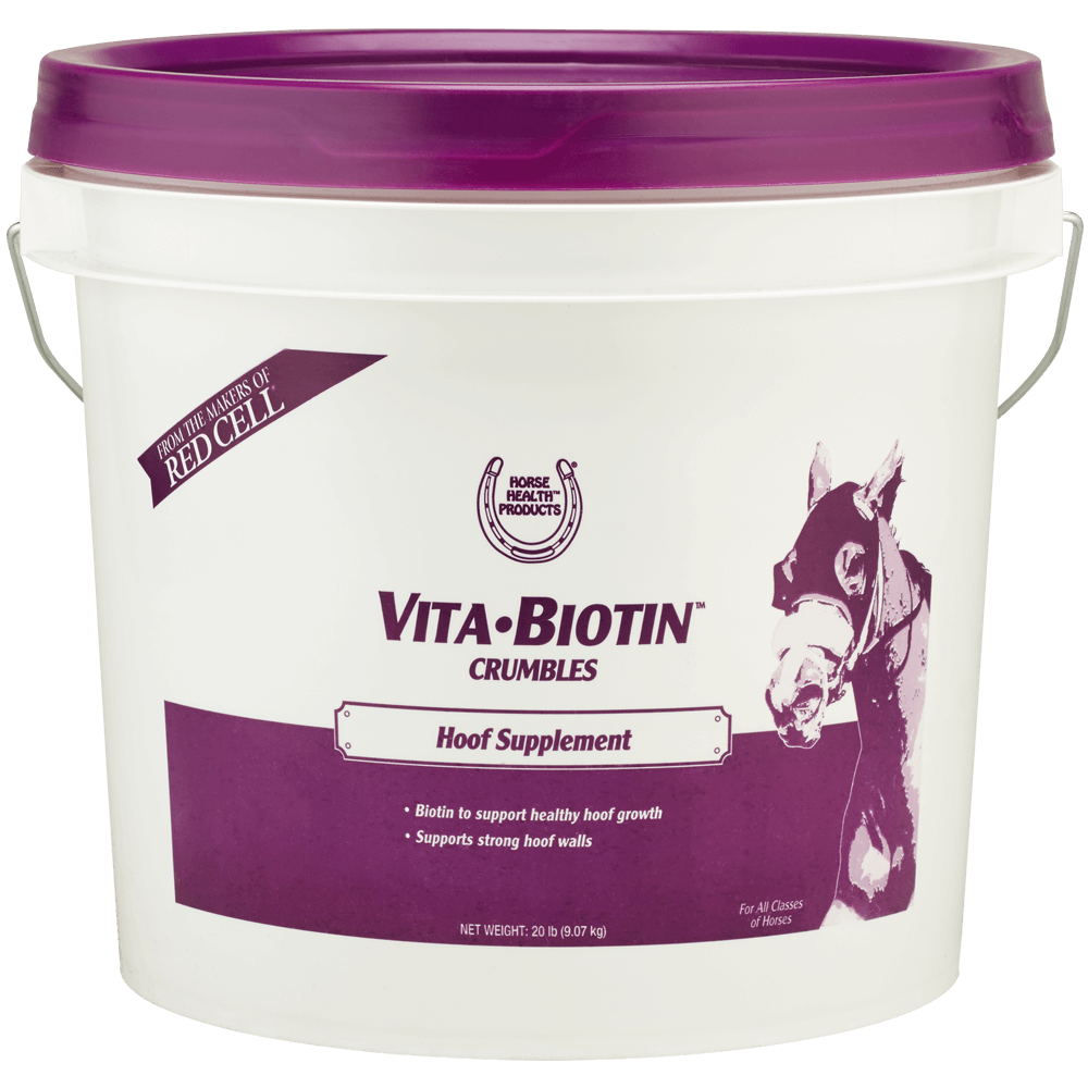 Biotin Crumbles Horse Hoof Supplement | Strong Hoof Growth