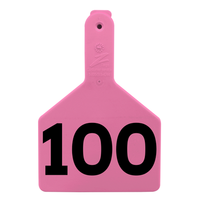 Z Tags One-Piece No-Snag Cow ID Ear Tag – Colors, Numbers & Custom Print