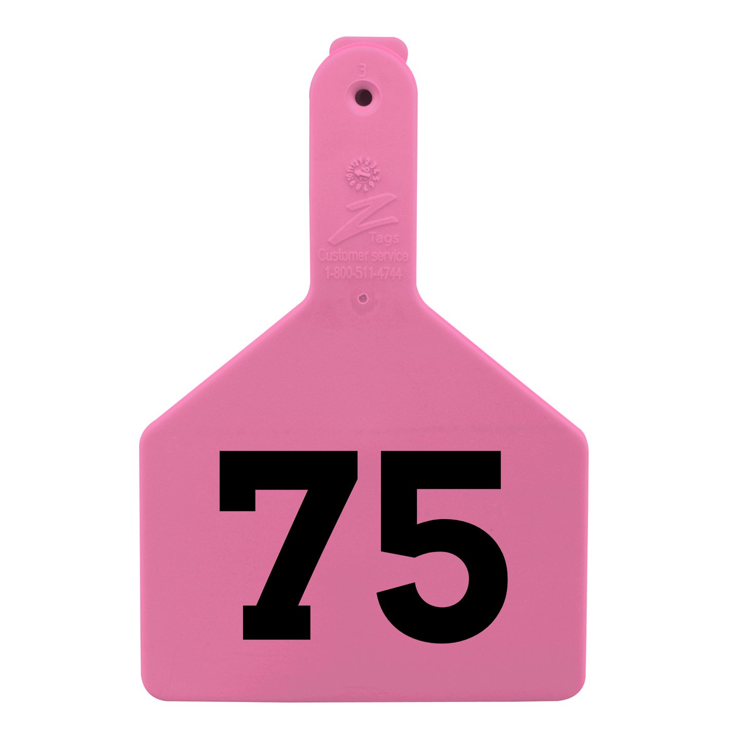 Z Tags One-Piece No-Snag Cow ID Ear Tag – Colors, Numbers & Custom Print