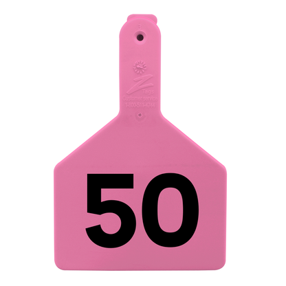 Z Tags One-Piece No-Snag Cow ID Ear Tag – Colors, Numbers & Custom Print