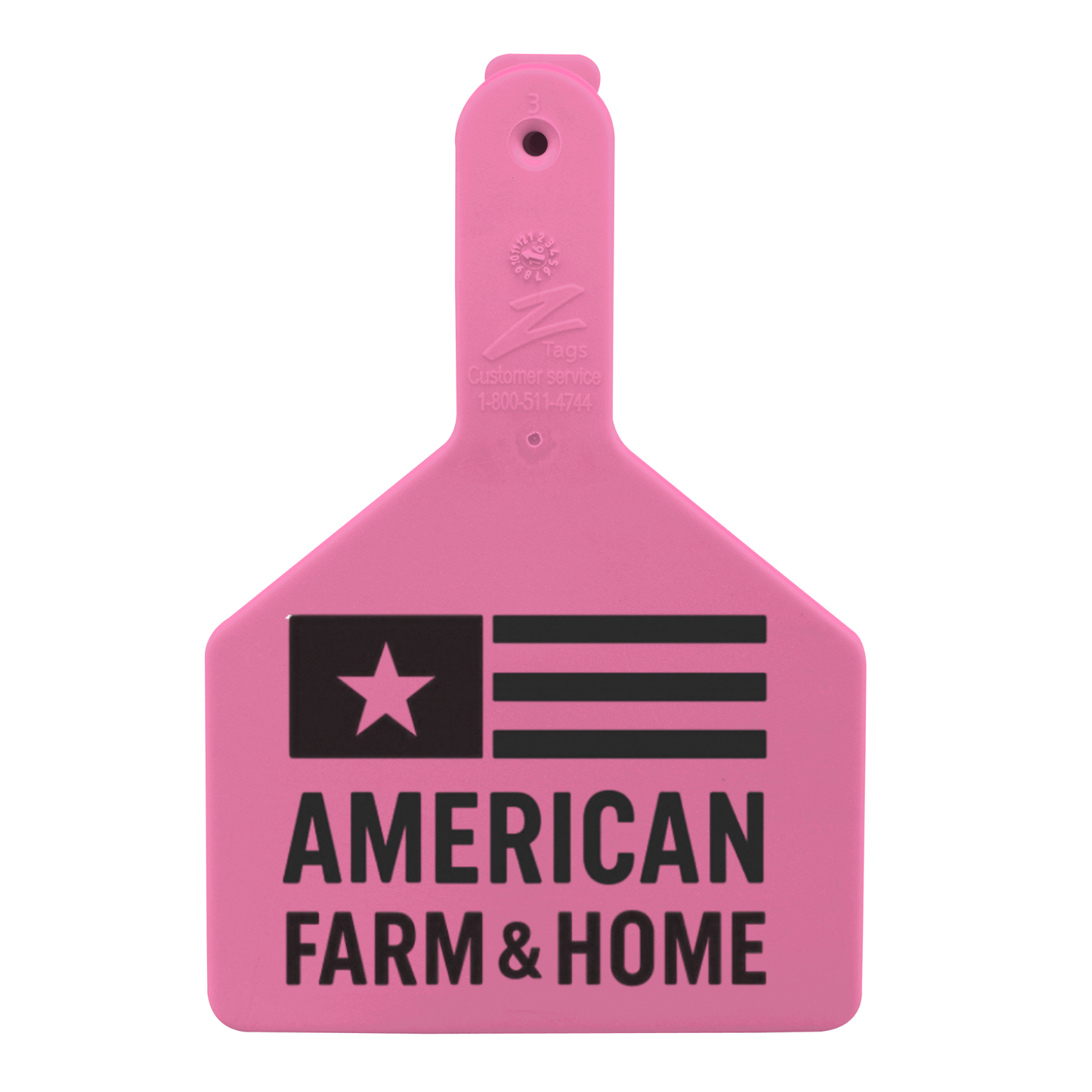 Z Tags One-Piece No-Snag Cow ID Ear Tag – Colors, Numbers & Custom Print