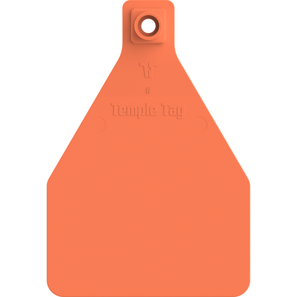 Temple (Z Tags) Herdsman Two-Piece Cow ID Ear Tag | Colors, Numbers & Custom Print