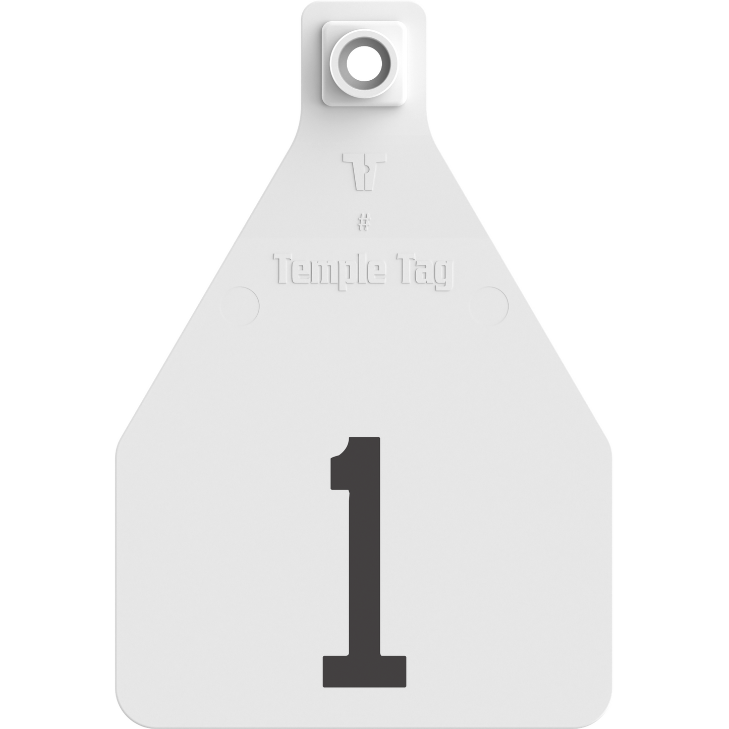 Temple (Z Tags) Herdsman Two-Piece Cow ID Ear Tag | Colors, Numbers & Custom Print