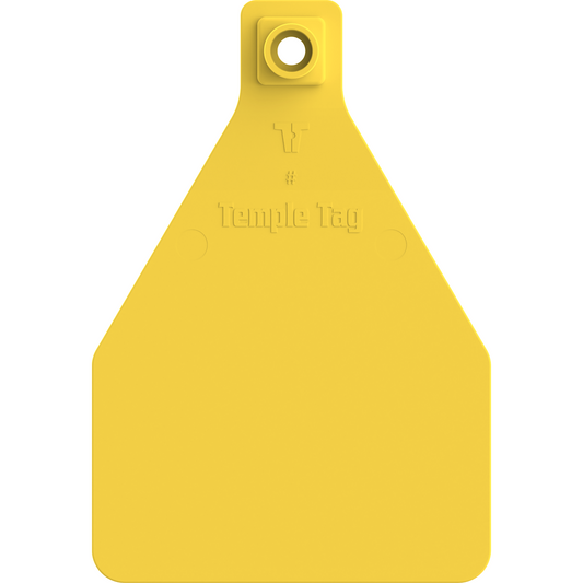 Temple (Z Tags) Herdsman Two-Piece Cow ID Ear Tag | Colors, Numbers & Custom Print