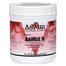 Animed AniHist H Powder | Antihistamine & Cough Relief for Horses | 20 oz.