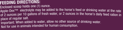 Horse Health Apple-Dex | Apple-Flavored Electrolytes Powder for Horses | 5 lb