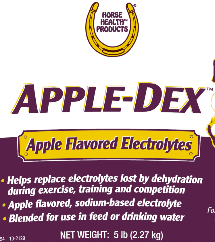 Horse Health Apple-Dex | Apple-Flavored Electrolytes Powder for Horses | 5 lb