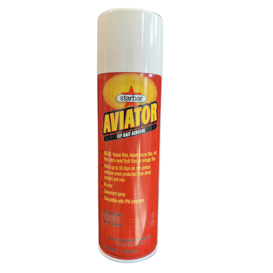 Starbar Aviator Fly Bait Aerosol Spray | 30-Day Fly Control 16 oz.