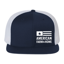 Mesh Snap-Back Richardson 511 | Navy & White | White Logo