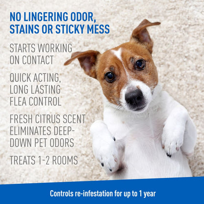 Adams Plus Flea & Tick Carpet Powder | Kills Fleas, Ticks, Eggs & Larvae | Citrus Scent | 16 oz