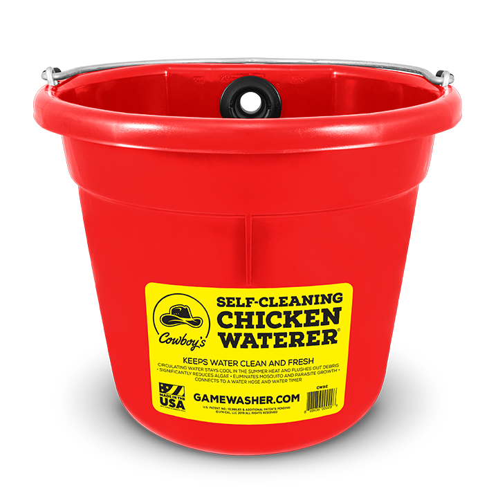Cowboy’s Self-Cleaning Chicken Waterer | 5 Gallon Automatic Waterer