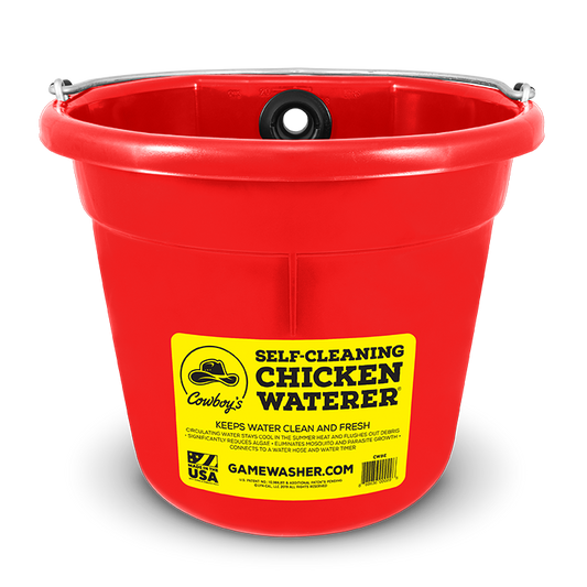 Cowboy’s Self-Cleaning Chicken Waterer | 5 Gallon Automatic Waterer