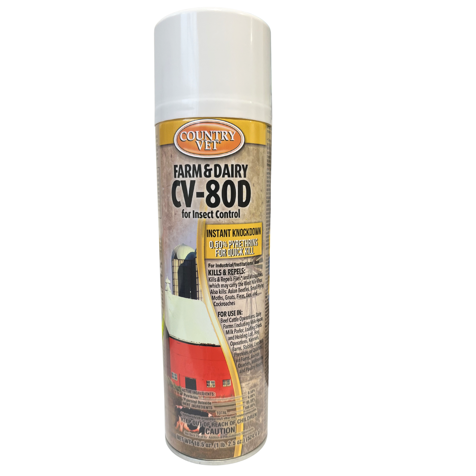 Country Vet Farm & Dairy CV-80D Fly Insect Control Aerosol 18.5 oz.