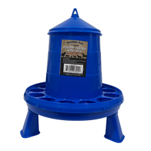 Double-Tuf Poultry Feeder With Legs | Adjustable Plastic Chicken Feeder