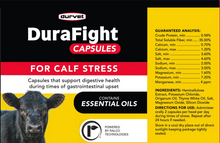 Durvet DuraFight Capsules | Calf Stress, Electrolytes, & Digestive Support