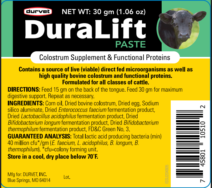 Durvet DuraLift Calf Paste | Colostrum & Digestive Support Gel