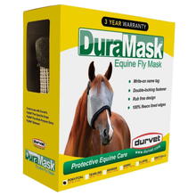Durvet DuraMask Without Ears – Horse Fly Mask with Fleece Trim Pony