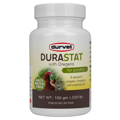 Durvet DuraStat with Oregano | All-Natural Poultry Water & Energy Boost