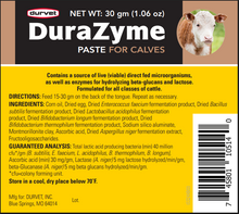Durvet DuraZyme Paste for Calves | Probiotic Digestive Support
