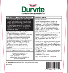 Durvet Durvite | Multi-Species Amino Acid, Omega 3 & Vitamin Supplement