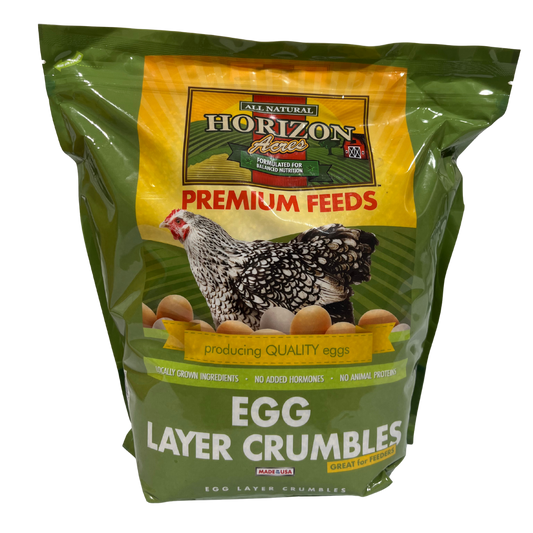 Horizon Acres Egg Layer Crumbles | 16% Protein Chicken Layer Feed